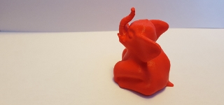 Example of printed elephant
